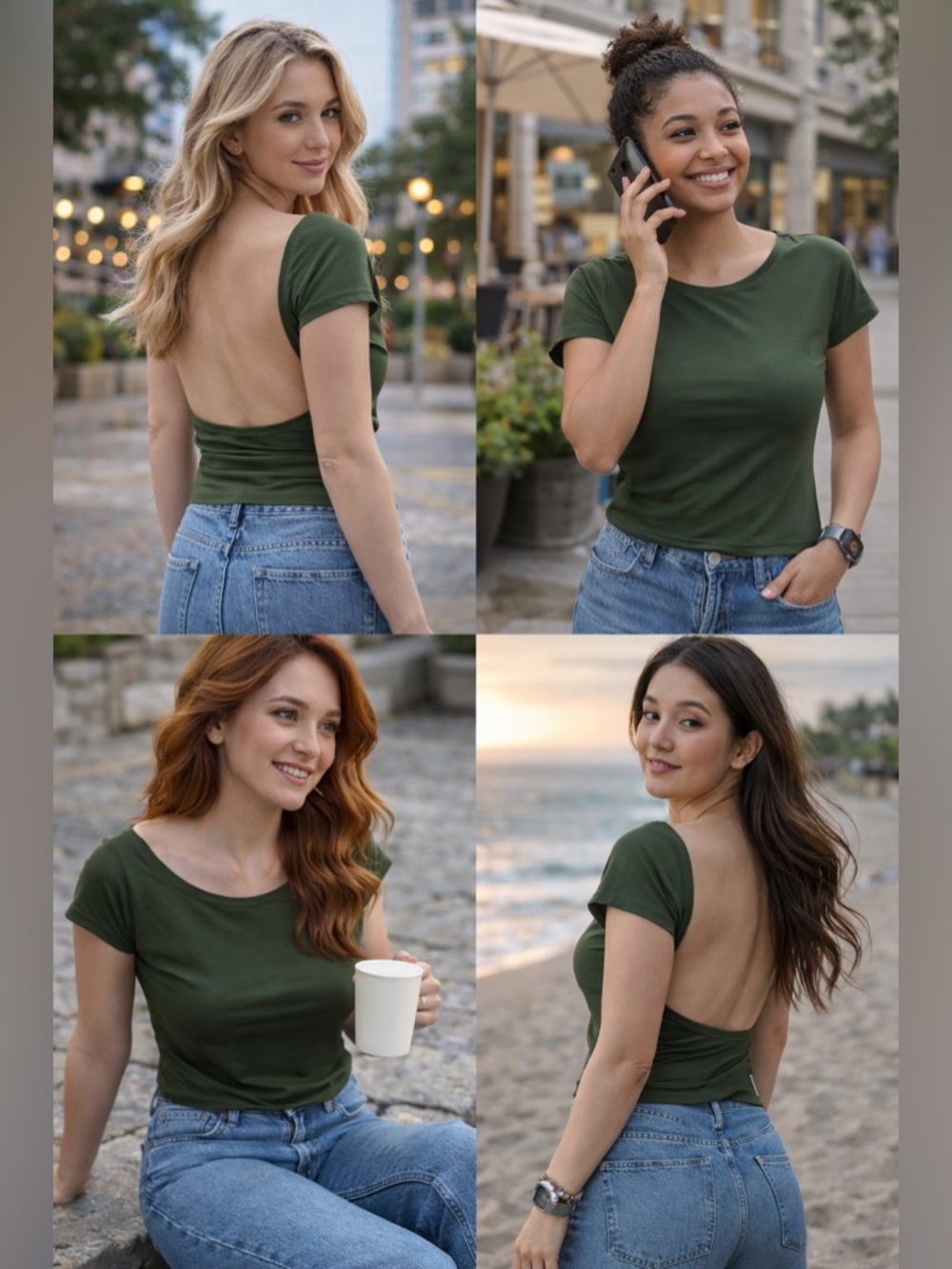 Classic Green Women's Top